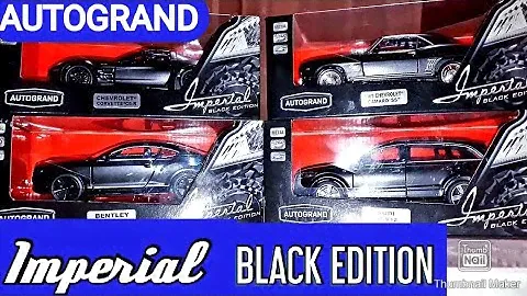 Машины AUTOGRAND Collection  Imperial Black Edition/Обзор 4 моделей