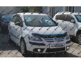 Светодиодные противотуманные фары с ангельскими глазками для Volkswagen Golf Plus I (2004-2009)