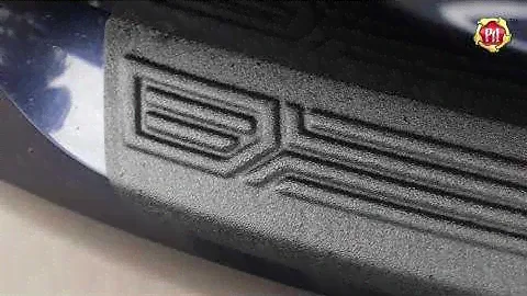 Накладка на задний бампер Volkswagen Polo (russ-artel.ru)