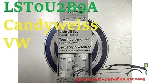 LST0U2B9A Набор для подкраски сколов Candyweiss VW, Skoda, Audi, Seat