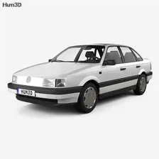 Volkswagen Passat (B3) Седан 1993 3D модель