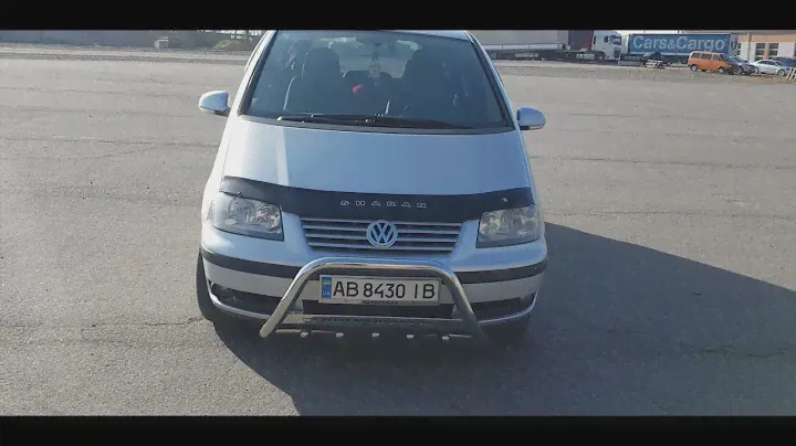 F1-09.6 для Volkswagen Sharan (2000-2010) передняя дуга кенгурятник