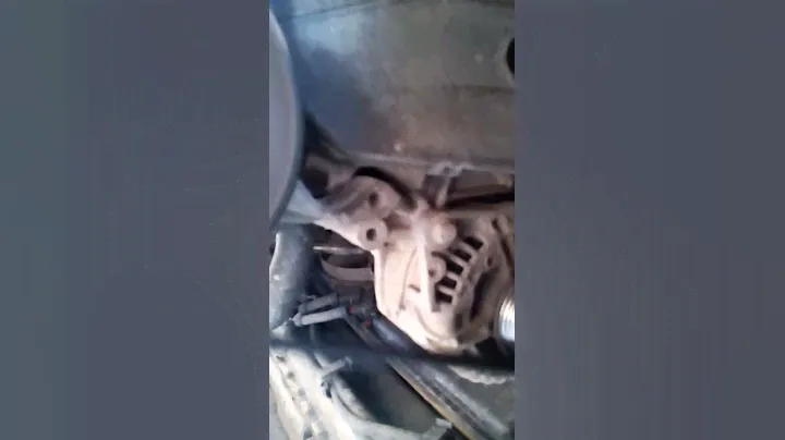 Работа vw t4 с обычным шкивом генератора!