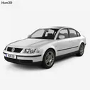 Volkswagen Passat B5 Седан 2005 3D модель