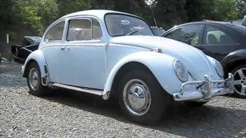 Запуск Volkswagen Beetle 1967 года, выхлоп и подробный тур