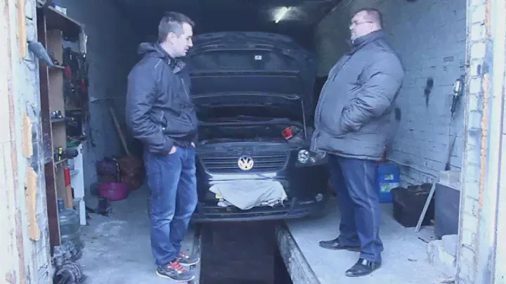 Установка 6МКПП на VW CADDY 1.9 BLS