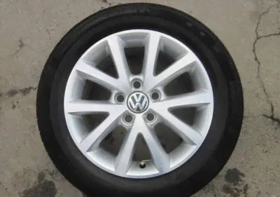 Диск литой черный |6,5J| R16 алюминиевый VOLKSWAGEN JETTA 4 Gen 163 Оригинал 5C0601025BPFZZ-0