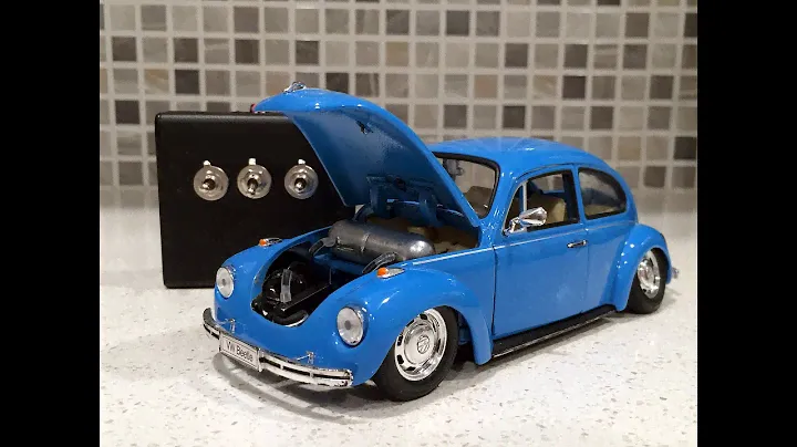 REAL AIR BAGGED Welly 1:24 VW Volkswagen Beetle Diecast Car