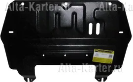 Защита Мотодор для картера двигателя, КПП Volkswagen Polo V 2009-2020. Артикул 72301
