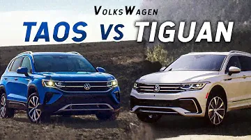 [4K] VOLKSWAGEN TAOS vs TIGUAN COMPARISON VIDEO | Exterior | Interior | Specifications