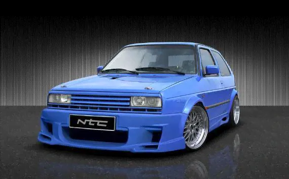 Бампер передний Reborn-Design тюнинг Volkswagen Golf II (1983-1992)-0