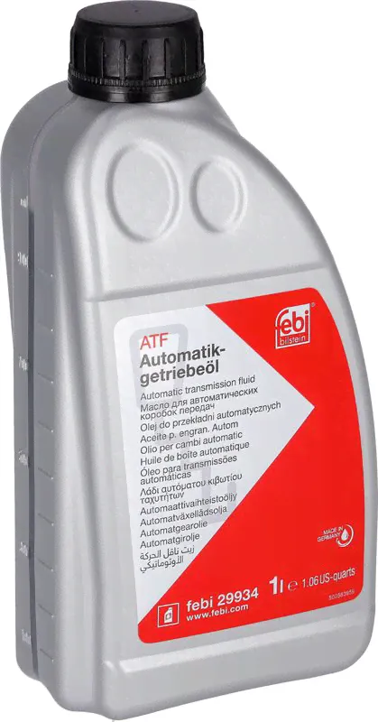 Масло в АКПП (трансмиссионное) Febi Bilstein красное (1 л) для Volkswagen Polo V 2014-2024. Артикул 29934-0