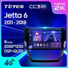 TEYES Тиайс CC3 2K Штатная магнитола For Фольксваген Джетта 6 For Volkswagen Jetta 6 2011 - 2018 no 2 DIN GPS DVD автомагнитола android RAM4G ROM32G