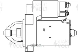 Стартер StartVOLT для Volkswagen LT II 1996-2006. Артикул LSt 1517