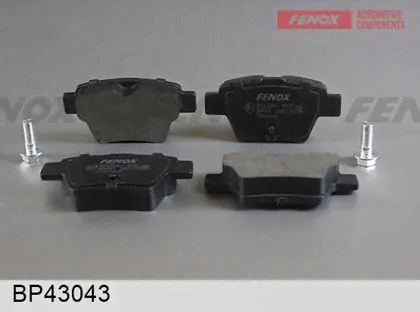Тормозные колодки Fenox задние для Volkswagen Tiguan I 2007-2018. Артикул BP43043-1