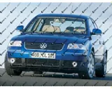 Светодиодные противотуманные фары с ангельскими глазками для Volkswagen Passat B5+ рестайлинг (2000-2005)