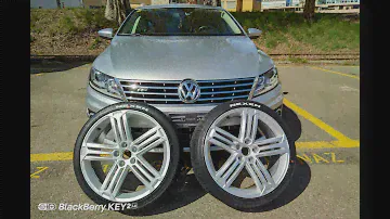 УСТАНОВКА 19тых ДИСКОВ И РЕЗИНЫ НА ФОЛЬКСВАГЕН ЦЦ / VW CC ON 19teen RIMS