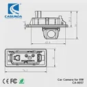 Автомобильная камера заднего вида для Volkswagen California Caravelle Multivan Transporter Jetta для парковки задним ходом