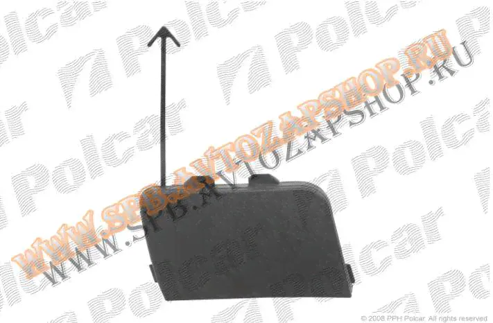 9514969 POLCAR VOLKSWAGEN JETTA 05-/GOLF 03- ЗАГЛУШКА КРЮКА В ЗАДНИЙ БАМПЕР СЕДАН