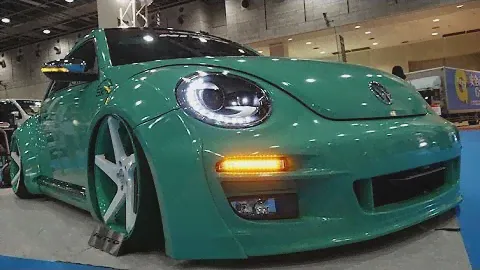 (4K)Alpil Volkswagen Beetle RSR US model フォルクスワーゲン ザ・ビートル USモデル - 大阪モーターショー2015