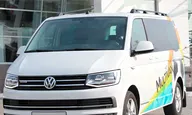 Рейлинги APS (Volkswagen T5/T6 (длинная база) Minivan 2003-->) Цвет: (Черный матовый) | 1214-БП-02