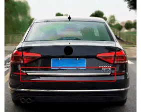 Хромированная накладка на кромку двери багажника Volkswagen Passat B8 2015+-0