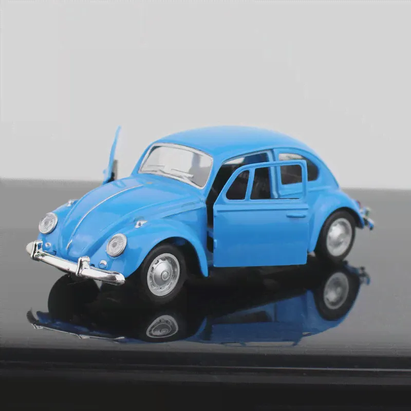 🛍 Классическая Жук 1:36 брелок для автомобильных ключей, Volkswagen Vw Diecast металлические игрушечный автомобиль из сплава вытяните назад автомобиль в качестве подарка для детей-3