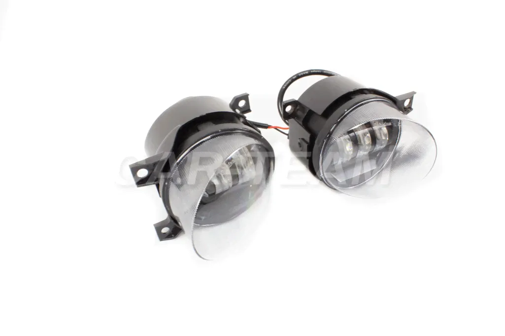 Противотуманные фары (ПТФ) линзованные "Sal-Man" Volkswagen Golf, Amarok, Jetta V, Transporter (арт. 01304) (3 диода LED 50W)-2