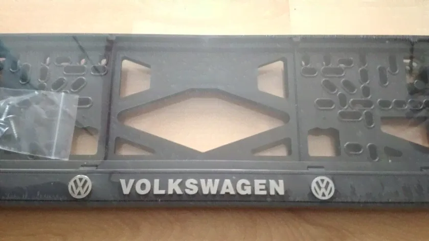 Номерная рамка VOLKSWAGEN рельеф VW-1