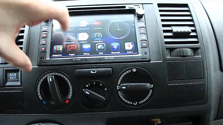 Краткий обзор Китайской 2Din Android магнитолы на VW Transporter T5