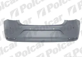 95339614 POLCAR Задний бампер Фольксваген Поло (Volkswagen Polo) 2014-2018 гг. Под парктроник