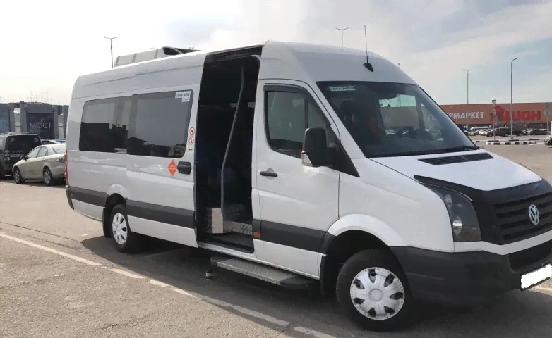 Микроавтобус VOLKSWAGEN CRAFTER белый-0