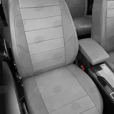 Чехлы для сидений экокожа Volkswagen Polo с 2010-2019 седан светло-серый VW28-0101-EC23