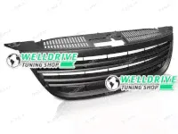 Решетка радиатора Volkswagen Tiguan 07-11 матовая черная
