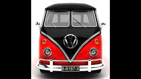 Volkswagen Type 1 Samba Bus 3D model from CGTrader.com