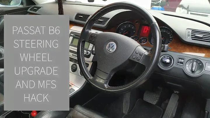 VW Passat B6 Steering wheel swap and retrofit MFS components