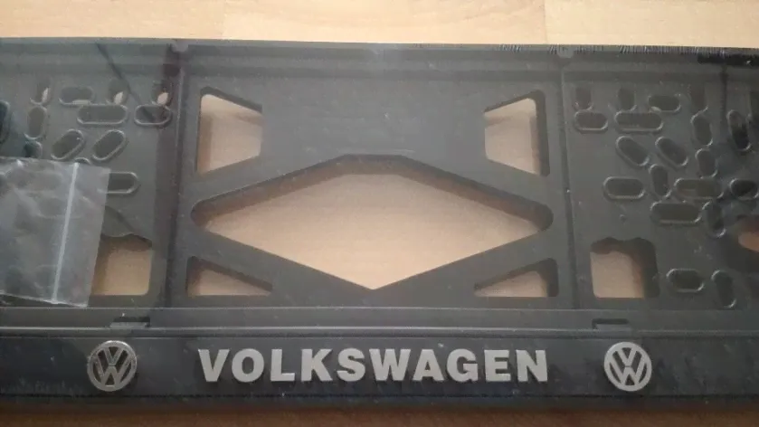 Номерная рамка VOLKSWAGEN рельеф VW-2