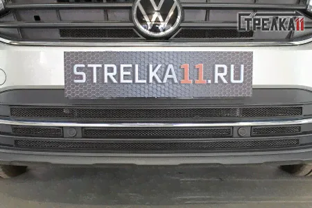 VOLKSWAGEN TIGUAN 2020-2024г.в. (II рестайлинг) - Защита радиатора СТАНДАРТ-0