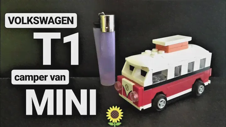 Mini VOLKSWAGEN T1 Camper van LEGO creator (replica Decool)