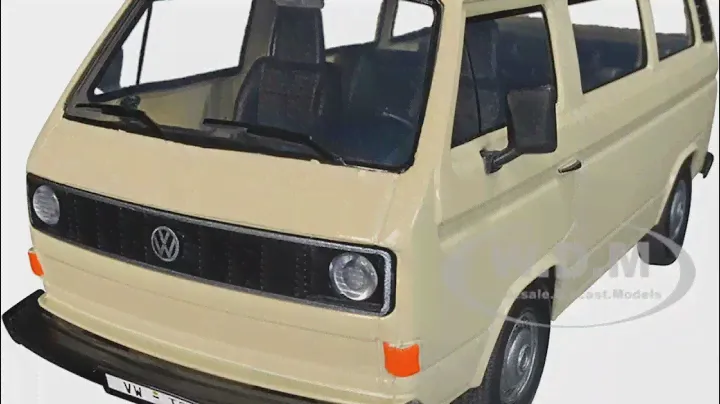 Volkswagen Type 2 (T3) Van Beige "Timeless Legends" Series 1/24 Diecast Model Car by Motormax