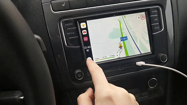 Polo+CarPlay+Яндекс Навигатор