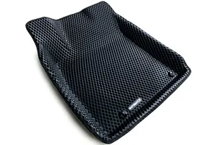 Коврики EVA (ЕВА) черные 3D Euromat (передние) для Volkswagen Caravelle (T5) 2003-2009, Volkswagen Multivan (T5) 2003-2009, Volkswagen Transporter (T5) 2003-2009, Volkswagen Caravelle (T5) FL 2010-201