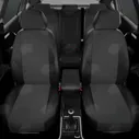 Чехлы на сиденья Volkswagen Touran с 2015 Жаккард Черный VW28-0705-KK2 Автолидер