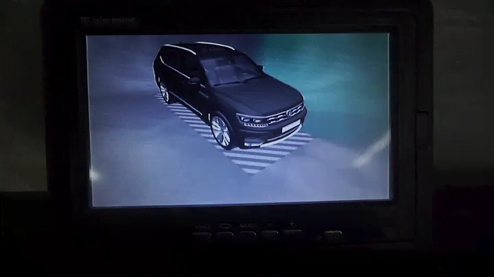 3D модель Volkswagen Tiguan 2018 для 3D CAN BIRDVIEW 360°