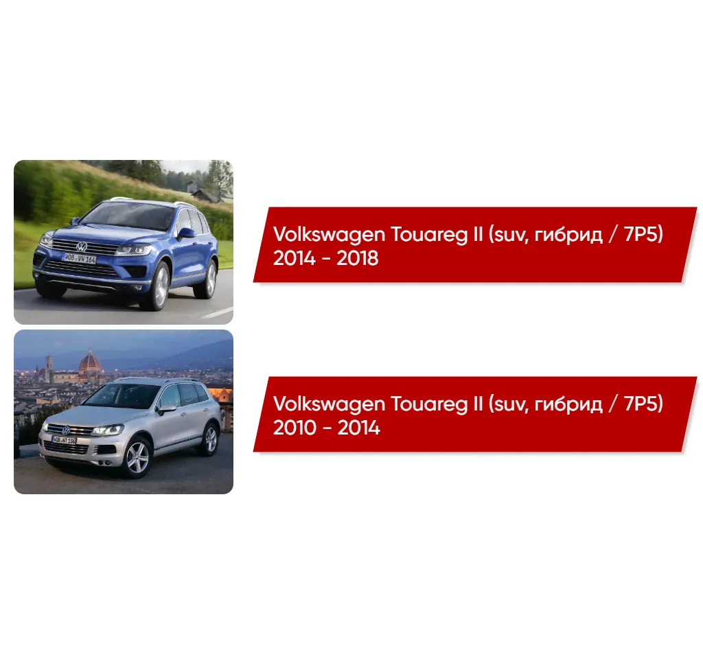 Коврики текстильные в салон Volkswagen Touareg II (suv, гибрид / 7P5) 2010 - 2014-1