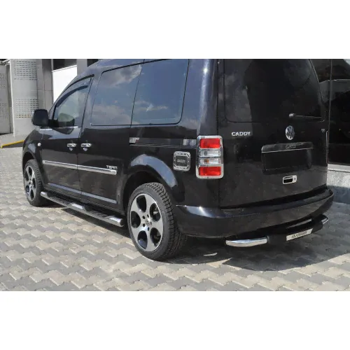 Боковые пороги DELUXE для Volkswagen CADDY (2011-2014)-0