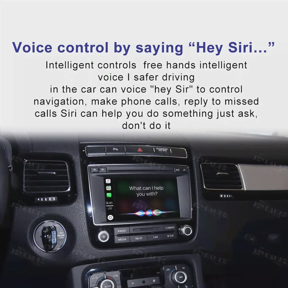 Apple CarPlay беспроводной, для Volkswagen Touareg 2010-2017, 6,57 дюймов, Android, оригинальное обновление автомобиля, неразрушающая установка (art.: 3920b409f5a60)-0