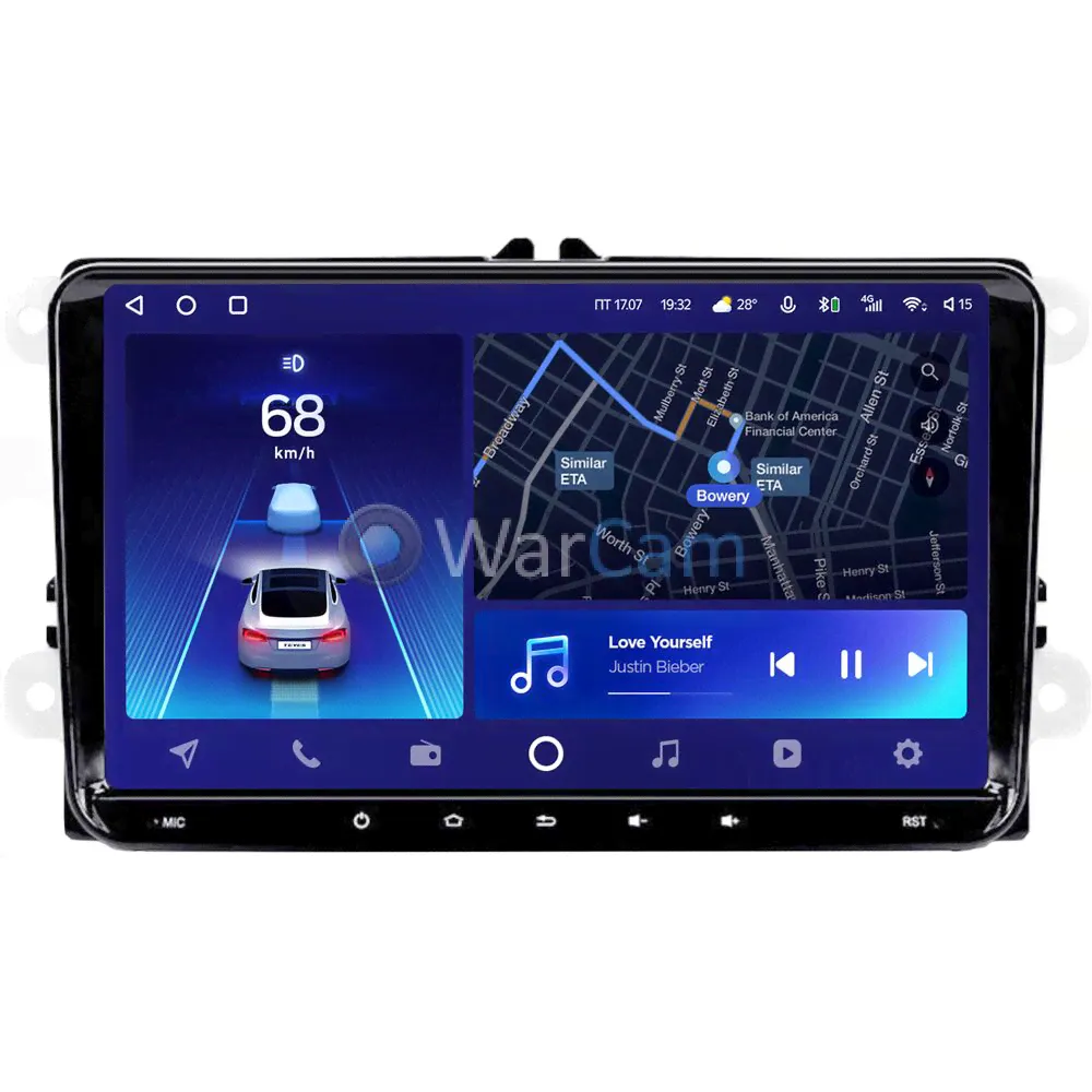 Штатная магнитола Volkswagen Golf 5, Golf 6, Golf Plus (2005-2014) Teyes CC2 PLUS PQ/MQB 4/64 Android 10