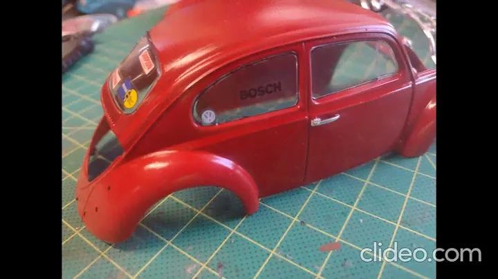 Tamiya 1/25th Scale 1966 Volkswagen Beetle Red