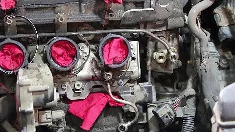 Замена толкателя ТНВД на Volkswagen Passat B6 BVY Фольксваген Пассат Б6 2,0 2007 года  1часть